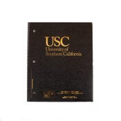 USC Trojans Black 1-Sub Logo Notebook